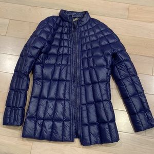 Mariella Rosati blue puffer lightweight warm Italian down jacket